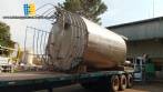 Tanque de armazenamento em a�o inox 30.000 litros com escada Fox Caldeiraria