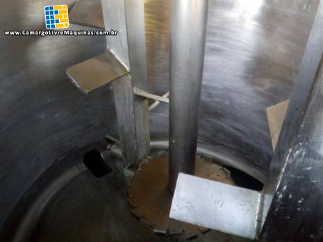 Batedeira planet�ria � v�cuo para 500 L