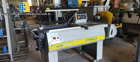 Seladora em L com tunel de encolhimento aquecimento Smipack