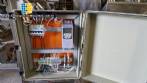 Rosca alimentadora transportadora helicoidal inclinada com silo receptor em inox Maqinox
