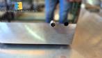 Dosadora pesadora semiautom�tica de gr�os e p�s de bancada em inox FZ-100