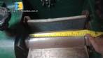 Moinho refinador de rolos em ao carbono 250 mm 3 cilindros