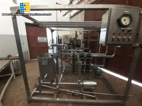 Pasteurizador de placas 10.000 L West Equipamentos