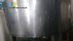 Tanque em a�o inox encamisado com batedor e raspador para cremes e chocolates