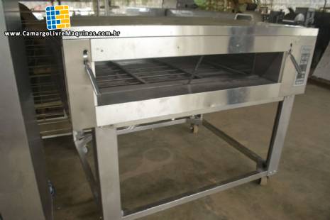 Forno de lastro modular em inox Pr�tica
