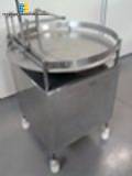 Mesa giratria em inox para frascos garrafas