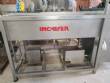 Lavadora cont�nua em inox de hortali�as verduras folhas duplo est�gio Incalfer