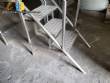 Escada plataforma em a�o inox