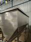 Silo de armazenamento ensacadeira em inox com rosca transportadora sada 2000 litros