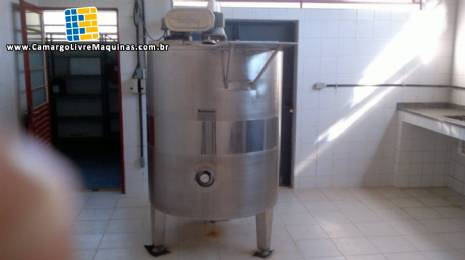 Tanque em a�o inox para 1000 L
