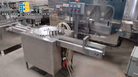 Envasadora rosqueadora frascos autom�tica de cosm�ticos condimentos