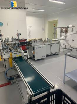 M�quina para produzir m�scaras cir�rgica Automatisa 60 m�scaras / minuto