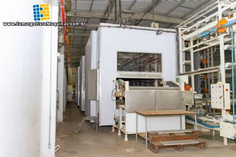 M�quina para fabrica��o de massas espaguete 1800 kg RICCIARELLI