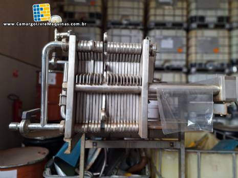 Filtro prensa de placas em inox com 20 placas SFOGGIAtech SRL