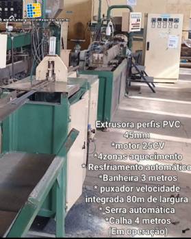 Extrusora para perfil de PVC com rosca de 45 mm IMACON