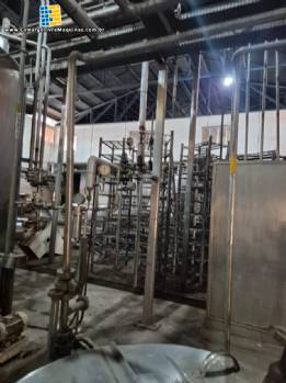 Fabrica linha completa para produo de cervejas ZIEMANN LIESS, APV, KHS 10 mil garrafas / hora