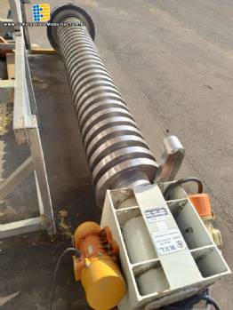 Transportador elevador vibrat�rio espiral vertical em a�o inox MVL