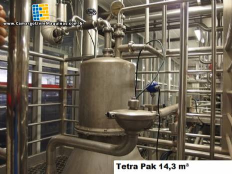 Linha para pasteuriza��o Tetra Pak