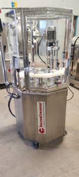 Rosqueadeira rosqueadora com alimentador de tampas Tecnoenvase