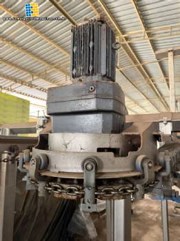 Cortador de patas garrafas 12.000 frangos hora Marel Stork