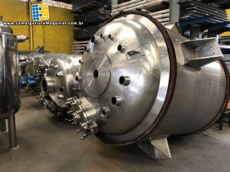 Reator de press�o para 4.000 L Inoxil
