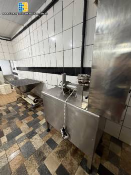 Emulsificador homogeneizador processador para embutidos mortadelas salsichas Cozzine 3 toneladas por hora 2026