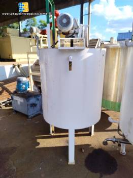 Tanque encamisado misturador em ao carbono Sollich 650 litros