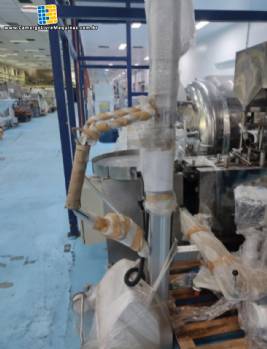 Elevador para alimenta��o de p� da envadadora Bausch + Strobel