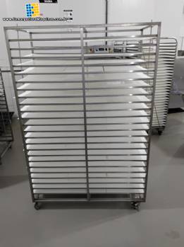 Carrinho esqueleto em a�o inox