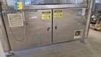 Rotuladora autom�tica em inox com dois cabe�otes para r�tulos autoadesivo Narita