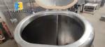 Tanque de agitao misturador  encamisado aquecido em inox 170 litros cowles