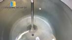 Tanque de agitao misturador  encamisado aquecido em inox 170 litros cowles