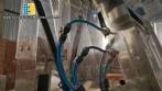 Alimentador posicionador abastecedor vibrat�rio em a�o inox de tampas TecnoEnvase TAG 5000