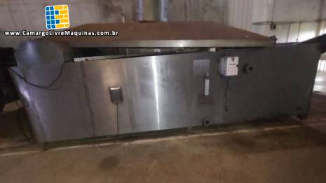 Fritador fritadeira autom�tica com tanque de gordura para batatas Incalfer