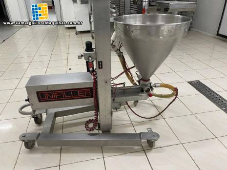Dosador dosadora em inox de bolos recheios  para massas cremosas moles Unifiller
