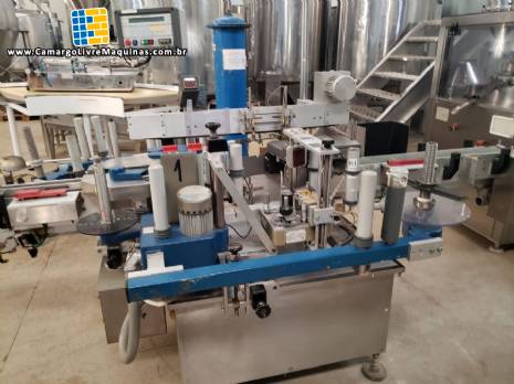 Rotuladora autom�tica dois cabe�otes Etipack