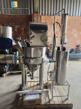 Processador homogeneizador eltrico encamisado em inox de alimentos 90 kg