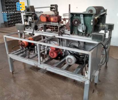 Cremeadeira recheadora formadora e prensa de placas de wafer