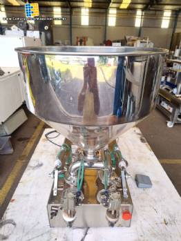 Envasadora em inox de bancada para líquidos e viscosos Envasadora em inox de bancada para líquidos e viscosos