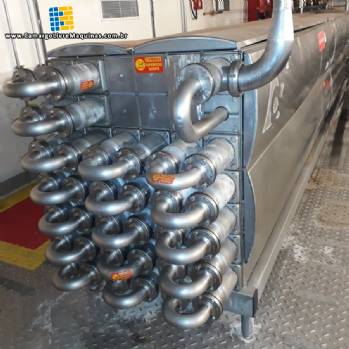 Linha de pasteurização tubular Tetra Pak Linha de pasteurização tubular Tetra Pak