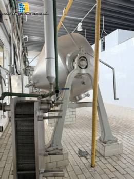 Misturador basculante com fundo cônico em aço inox Misturador basculante com fundo cônico em aço inox