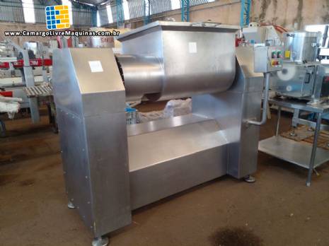 Misturador horizontal em inox de carne 300 kg Misturador horizontal em inox de carne 300 kg