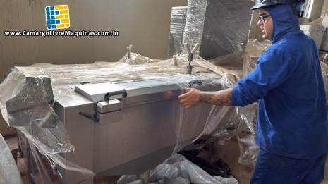 Processadora automática de moela 7.000 unidades hora Usinox ano 2020 Processadora automática de moela 7.000 unidades hora Usinox ano 2020