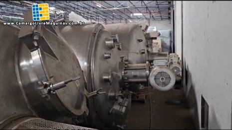 Tanque reator inox 316 L capacidade 3.000 4.000 litros Tanque reator inox 316 L capacidade 3.000 4.000 litros